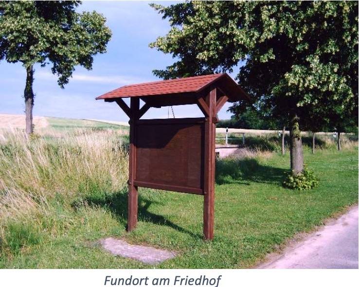 Schautafel am Friedhof Schautafel am Friedhof